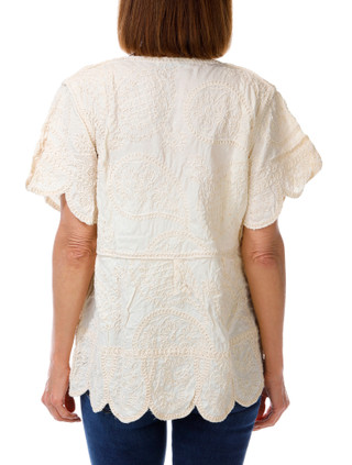 Thumbnail 2: Ana & Rose Women's Short Sleeve Challis Top 