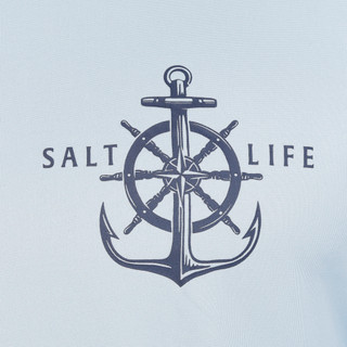 Thumbnail 2: Salt Life Men's Long Sleeve Crew Neck Performance Tee 
