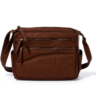 Thumbnail 1: Bueno Vintage Double Front Zip Crossbody  