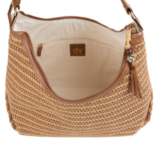 Thumbnail 2: DV By Dolce Vita Straw Hobo Bag with Tassle Dangle 