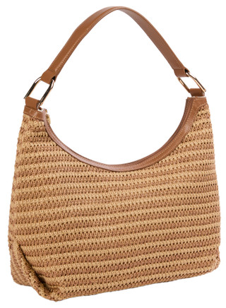 Thumbnail 3: DV By Dolce Vita Straw Hobo Bag with Tassle Dangle 