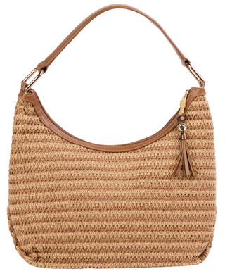 Thumbnail 1: DV By Dolce Vita Straw Hobo Bag with Tassle Dangle 