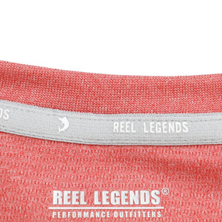 Thumbnail 4: REEL LEGENDS Mens Short Sleeve Heather Freeline Tee 