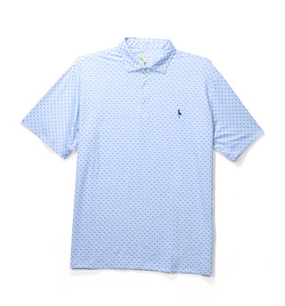 Thumbnail 1: TAILORBYRD Men's Short Sleeve Printed Performance Polo 