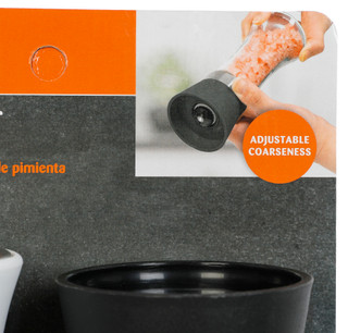 Thumbnail 2: Imusa 2 Pk Salt Shaker & Pepper Grinder 