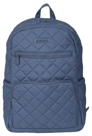 Thumbnail 1: Ellen Tracy Diamond Quilted Workbook Backpack 