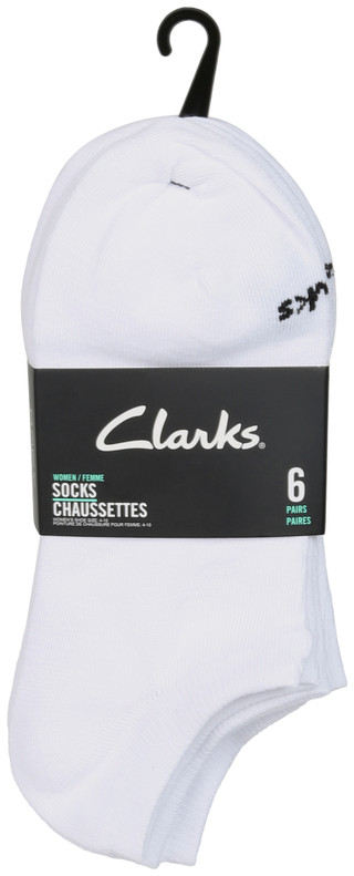Thumbnail 1: Clarks Women's 6 Pk Low Cut Socks 
