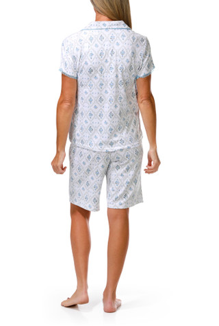 Thumbnail 2: Laura Ashley Women's 2 Pc Pajama Shorts Set 
