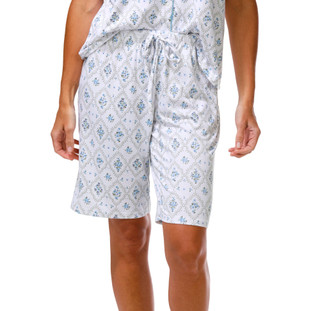 Thumbnail 3: Laura Ashley Women's 2 Pc Pajama Shorts Set 