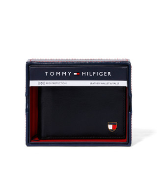 Thumbnail 1: Tommy Hilfiger RFID Protection Leather Wallet 
