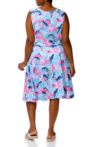 Thumbnail 2: REEL LEGENDS Women's Plus Swing Casual Dress 