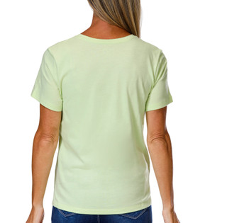 Thumbnail 2: Coral Bay Petite Short Sleeve Floral V Neck Top 