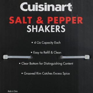 Thumbnail 2: CUISINART 4 oz Salt & Pepper Shakers 