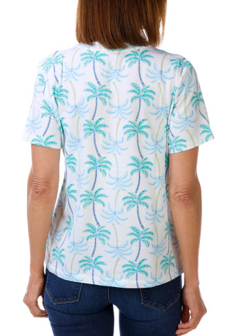 Thumbnail 2: Coral Bay Petite Split Neck Top 