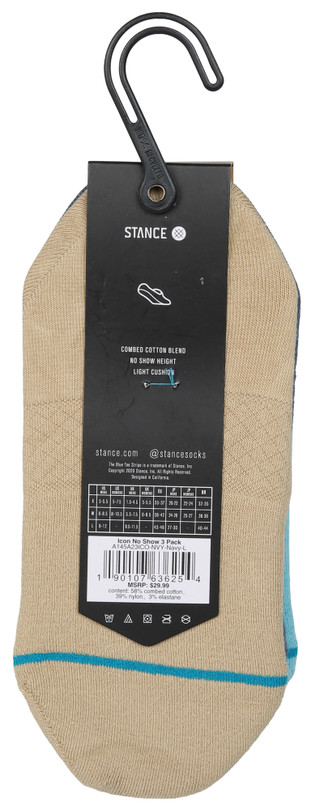 Thumbnail 2: Stance Men's 3 Pk No Show Socks 