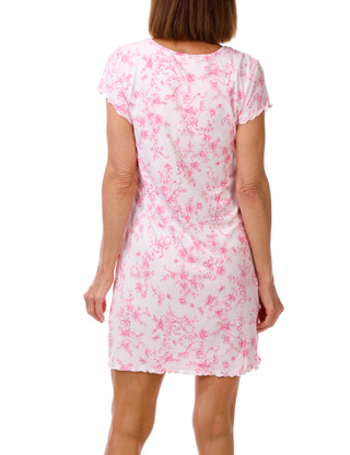 Thumbnail 2: Laura Ashley Women's Short Sleeve Sleep Dress 