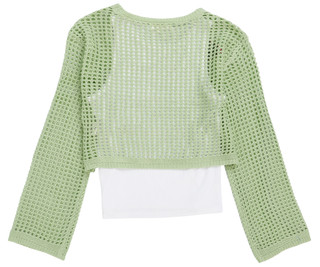 Thumbnail 2: No Comment Girls 2 Pc Watermelon Sweater Tank Set 