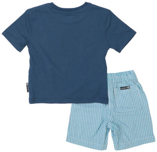 Thumbnail 2: Quiksilver Toddler Boys 2 Pc Seersucker Shorts Set 