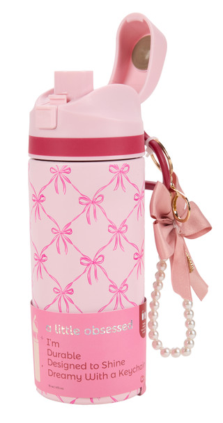 Thumbnail 1: A little obsessed 16 oz Double Wall Stainless Steel Water Bottle  