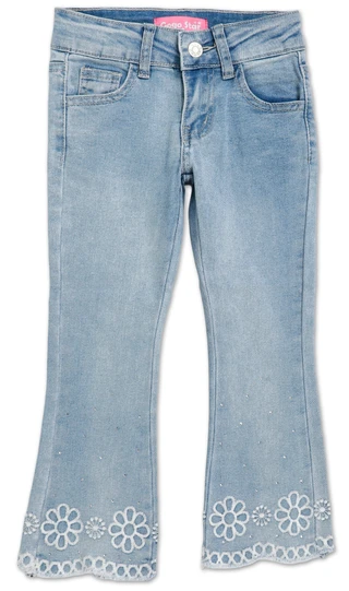 Thumbnail 1: GOGO STAR Little Girls Flare Leg Jeans  
