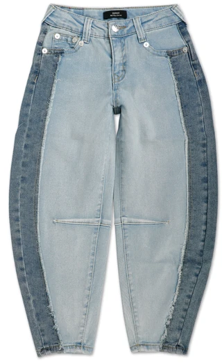 Thumbnail 1: True Religion Girls Mid Rise Barrel Jeans  