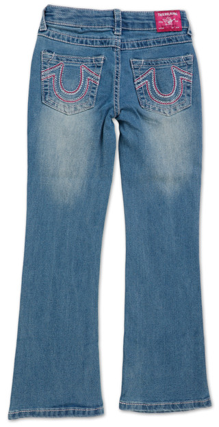 Thumbnail 1: True Religion Girls Mid Rise Boot Cut Jeans  