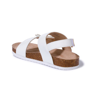 Thumbnail 4: White Mountain Girls Floral Double Band Sandals  