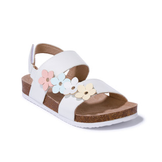 Thumbnail 1: White Mountain Girls Floral Double Band Sandals  