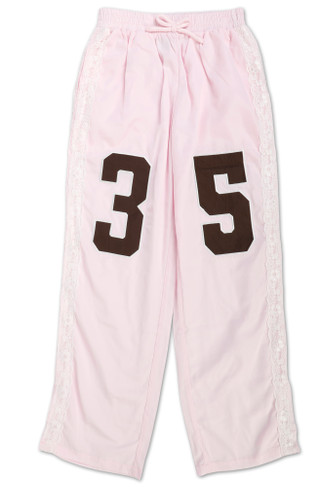 Thumbnail 1: Jolie & Joy Girls Lace Trim Track Pants  