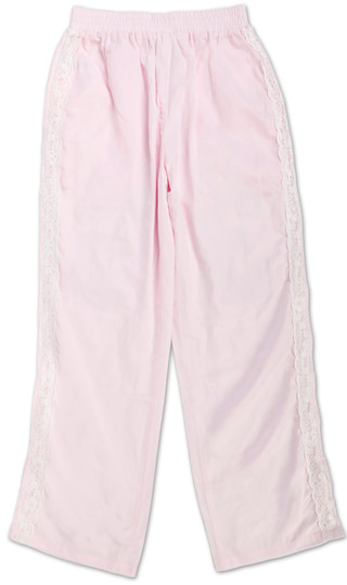 Thumbnail 2: Jolie & Joy Girls Lace Trim Track Pants  