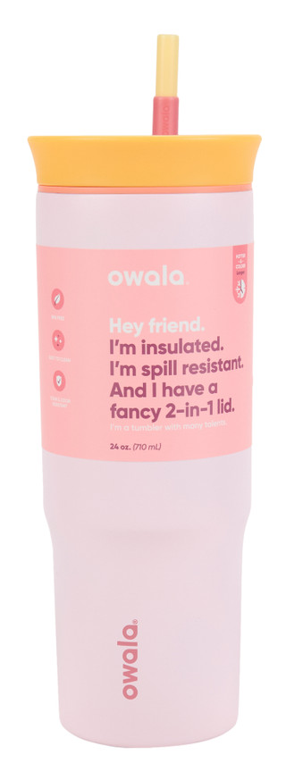Thumbnail 1: OWALA 24 oz Insulated Spill Resistant Tumbler  