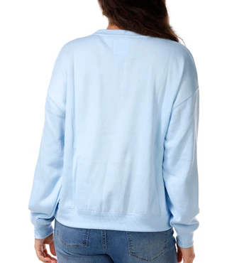 Thumbnail 3: April Kiss Juniors Embroidered Pray Fleece Crew Neck Sweater 