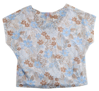 Thumbnail 3: Hearts of Palm Women's Short Sleeve Strappy Neck Top 