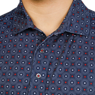Thumbnail 4: GREG NORMAN Men's Short Sleeve Printed Performance Polo 