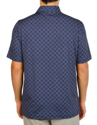 Thumbnail 6: GREG NORMAN Men's Short Sleeve Printed Performance Polo 