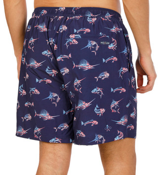Thumbnail 2: Salt Life Men's Printed Volley Swim Trunks 