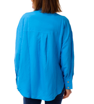 Thumbnail 2: Taelynn Women's Long Sleeve Button Down Linen Top 
