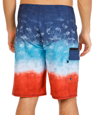 Thumbnail 3: Salt Life Men's Printed Volley Swim Trunks 