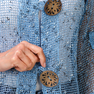 Thumbnail 3: Nina Leonard Women's 3/4 Sleeve Open Knit Cardigan 