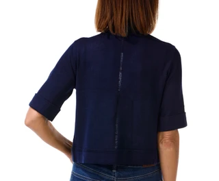 Thumbnail 2: Nina Leonard Women's Elbow Button Bolero 