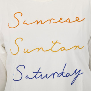 Thumbnail 2: Magical Season Plus Long Sleeve Sunrise Suntan Saturday Top 