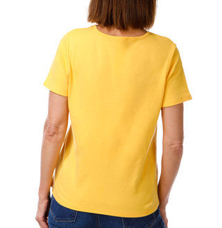 Thumbnail 3: Coral Bay Petite Hardware Keyhole Neck Top 