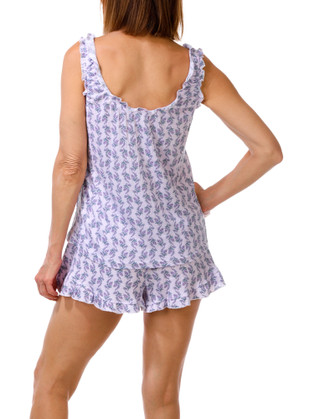 Thumbnail 4: Laura Ashley Women's 2 Pc Floral Pajama Shorts Set 