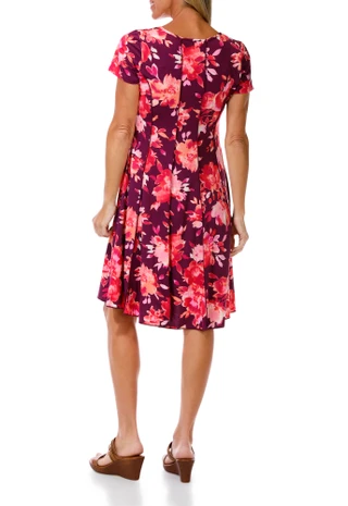 Thumbnail 2: Sami & Jo Women's Short Sleeve Panel Dress 