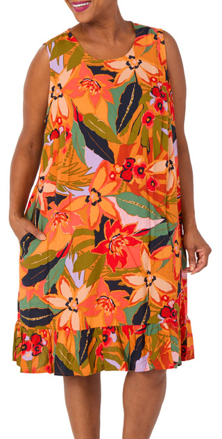 Thumbnail 1: MSK Plus Sleeveless Dress 