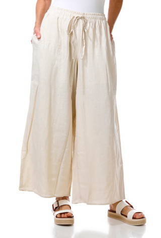 Thumbnail 1: BUNULU Women's Wide Leg Gathered Pants 