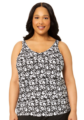 Thumbnail 1: Leilani Plus Bora Bora Underwire Tankini Top 