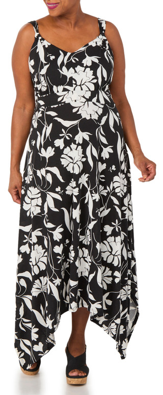 Thumbnail 1: HARLOW & ROSE Plus Sleeveless Maxi Dress 
