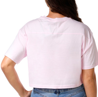 Thumbnail 3: Converse Juniors Short Sleeve Logo Patch Crop Top 