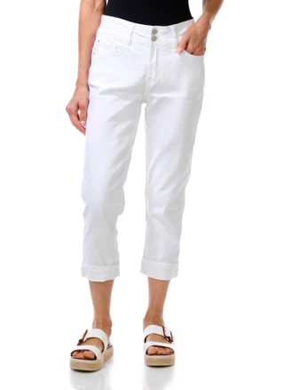 Thumbnail 1: Angels Women's Everflex Curvy Skinny Capris 